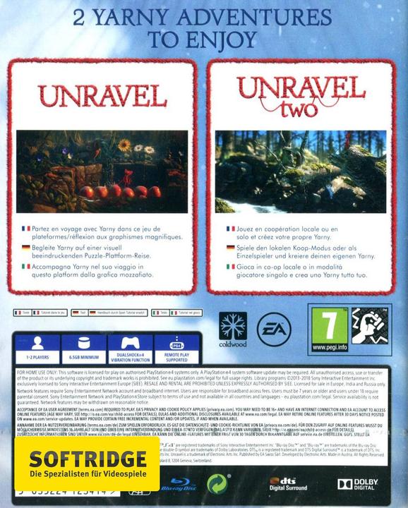 Actual product image EA Games Unravel Yarny Bundle, PS4 (PS4, Multilingual)