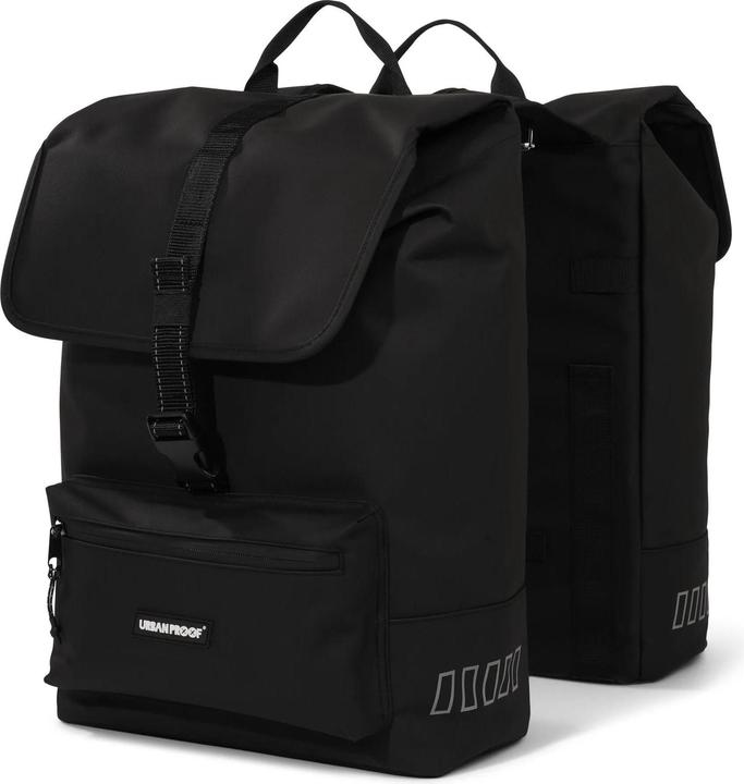 Produktbild Urban Proof Gerecyclede dubbele fietstas Cargo 38L 30 x 15 x 42 cm - Zwart (38 l, Gepäckträgertasche)