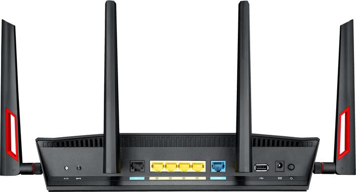 Productafbeelding ASUS DSL-AC88U draadloze router Gigabit Ethernet Dual-band ( / ) Zwart