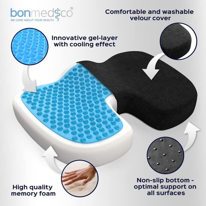Image du produit Bonmedico Coussin d'assise orthopédique (45 x 35 cm)