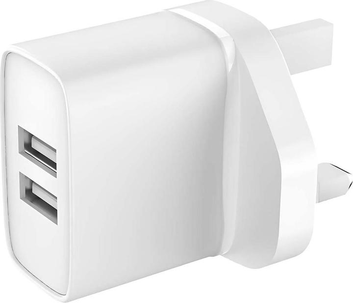 Produktbild Jaym Doppeltes USB-A-Ladegerät 12 W 2,4 A mit UK- und Dubai-Stecker (12 W)