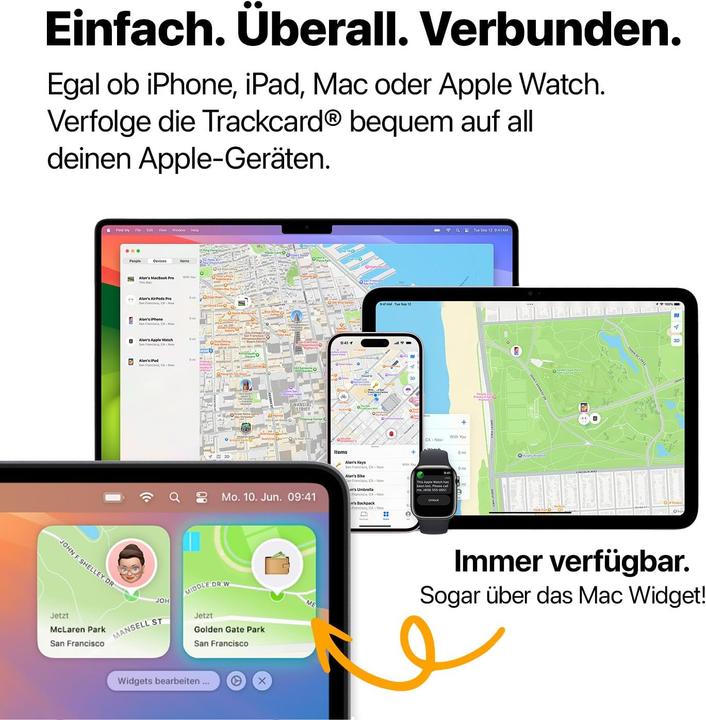 Actual product image Trackcard Air Tag Tracker Karte für Brieftasche (iOS)