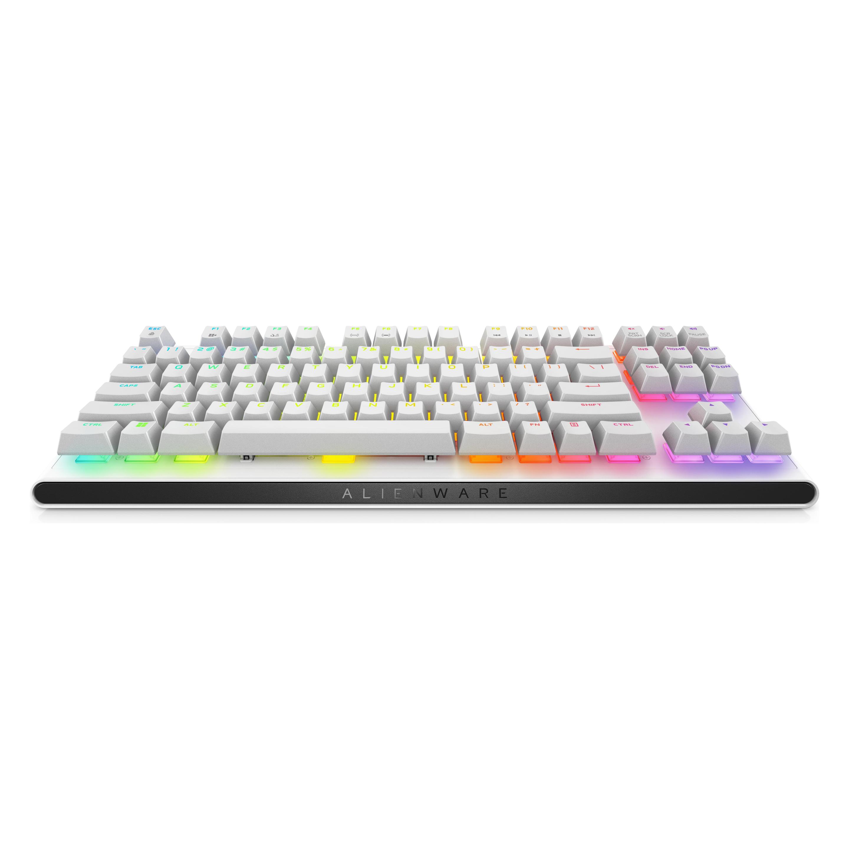 Dell Alienware AW420K (Eng. Int., Kabelgebunden), Tastatur, Weiss