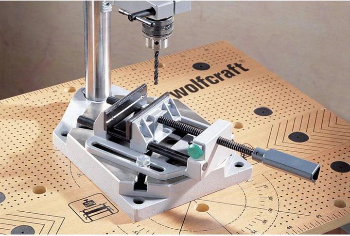 Produktbild wolfcraft 1 Universal-Schraubstock Backenbr. 100mm (100 mm)
