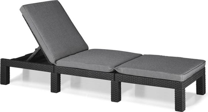 Image du produit Allibert Sonnenliege Daytona anthrazit - Rattanoptik (195 cm)