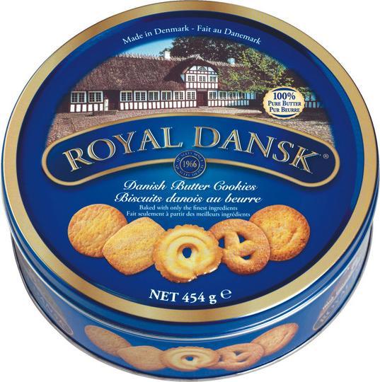 Royal Dansk Kelsen Cookies au beurre 454g (1 pcs, 454 g)