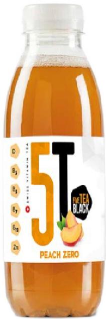 Produktbild FiveTea Vitamin PEACH Zero PET Kiste (12 x 50 cl)
