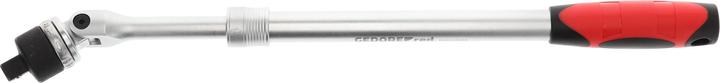 Actual product image Gedore Red red R60110009 2K-joint telescopic ratchet 1/2 430-580 mm (1/2")