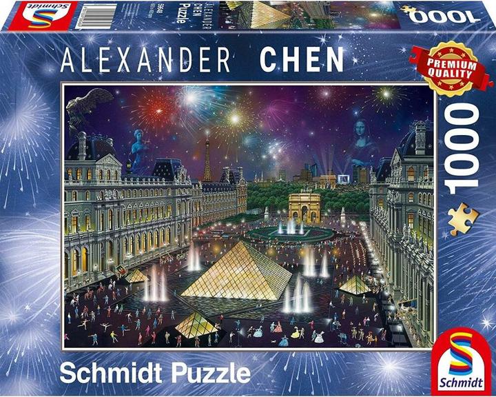 Produktbild Schmidt Spiele Feuerwerk am Louvre (1000 Teile)