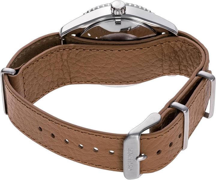 Actual product image Orient RA-AC0Q05P10B Diver Automatic Watch 40mm 20ATM (Diving watch, Rotating bezel left, 40 mm)