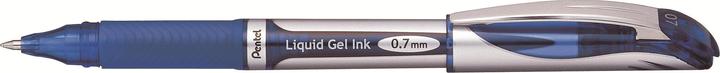 Pentel Gel Writer EnerGell Liquid (Argent, Bleu, 1x)