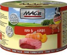 Produktbild MAC's DOG Rind & Kürbis (Adult, 1 Stk., 200 g)
