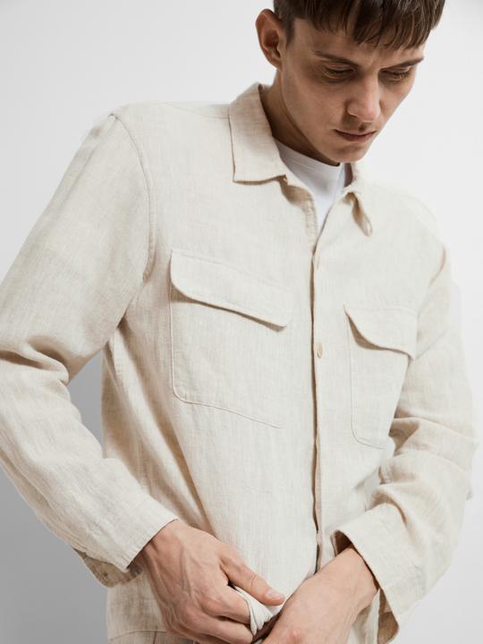 Produktbild Selected Slhmads-Linen Overshirt Ls Noos (M)