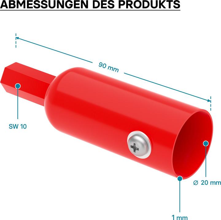 Produktbild Wiltec Adapter Rasentraktorheber Akkuschrauber Bit Hebevorrichtung Aufsitzmäher (Rasentraktor, Gartenmaschinen Aufsatz)