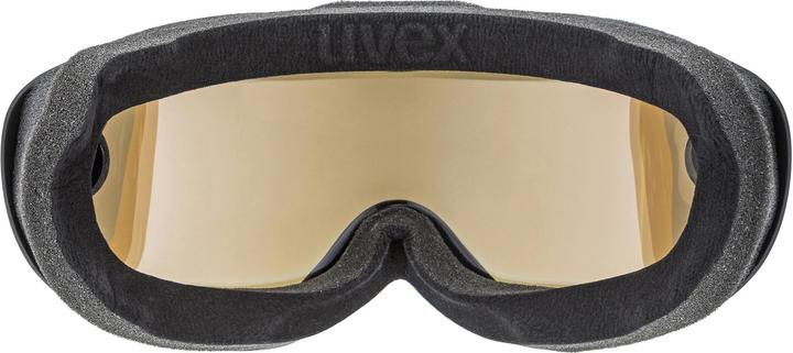 Produktbild Uvex Sports Comanche Take Off Polavision Brillenträger Skibrille (Farbe: 2030 black mat, mirror orang