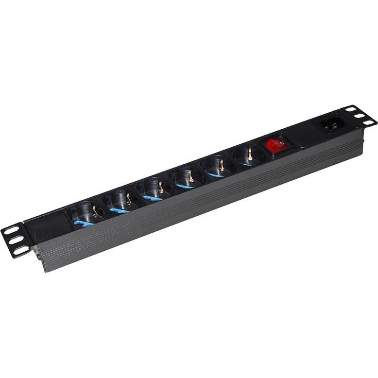 Link Accessori LK10062 Porta Accessori Barra Di Alimentazione, Accessori Per Armadio Rack, Nero