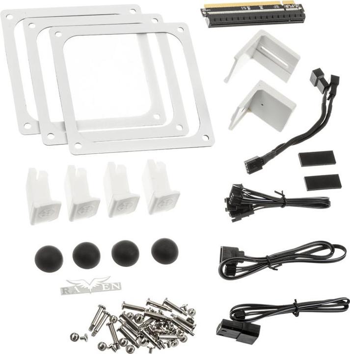 Actual product image Silverstone Tower SST-RVZ03W-ARGB white (Mini-ITX)