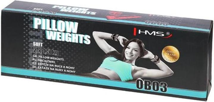Actual product image HMS Arm and leg weights OB03 red, 2x1,5kg (2 x 1.5 kg)