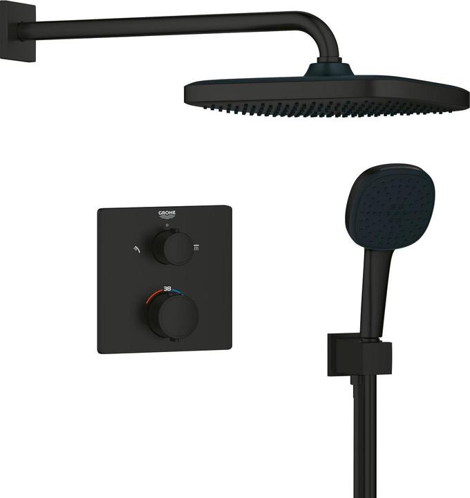 Produktbild Grohe Precision Thermostat Unterputz-Duschsystem mit Vitalio Comfort 250 Kopfbrause und Vitalio Comfort 11