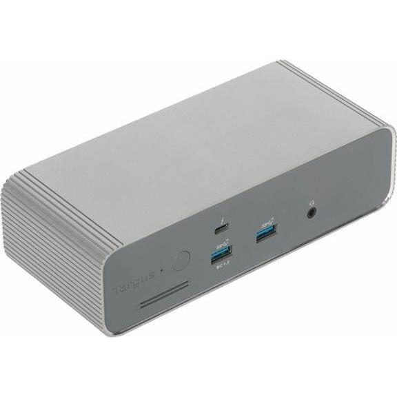 Targus Thunderbolt 5 Triple Video Doc (USB-C), Docking station + Hub USB, Argento