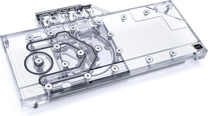 Alphacool IJsblok Aurora GPX-N RTX 3070 met achterplaat Referentie - Acryl + Nikkel