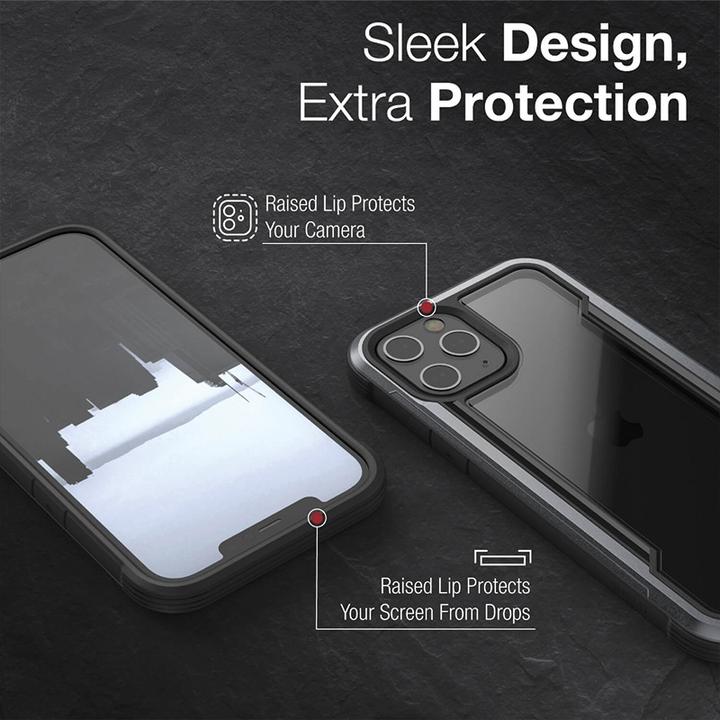 Actual product image X-Doria Raptic Shield Pro - Case iPhone 13 Pro (Anti-bacterial) (Red) (Apple iPhone 13 Pro)