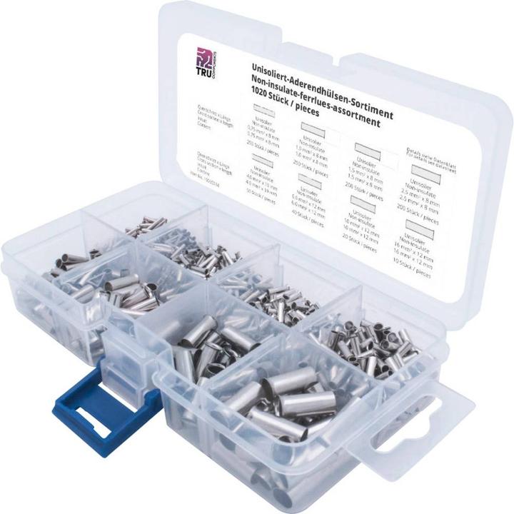 Actual product image Tru Components Wire end ferrule set, uninsulated 1020 pieces