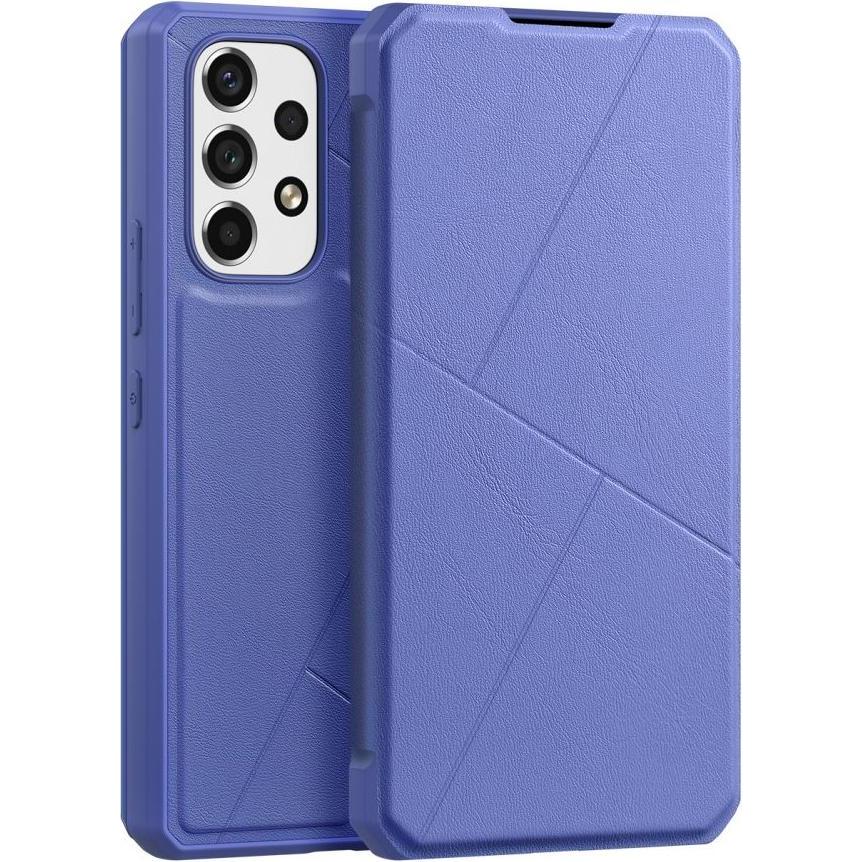 Dux Ducis Skin X Series Bookcover (Samsung Galaxy A73 5G), Smartphone Hülle, Blau
