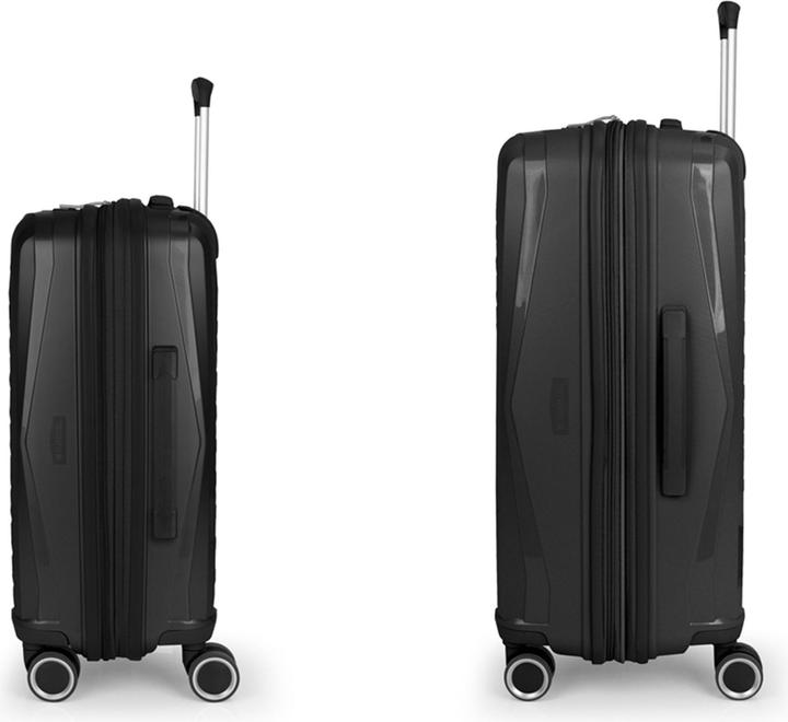 Immagine prodotto Gabol Set di valigie Queens a 4 ruote 2 pezzi con piega ad espansione (114 l)