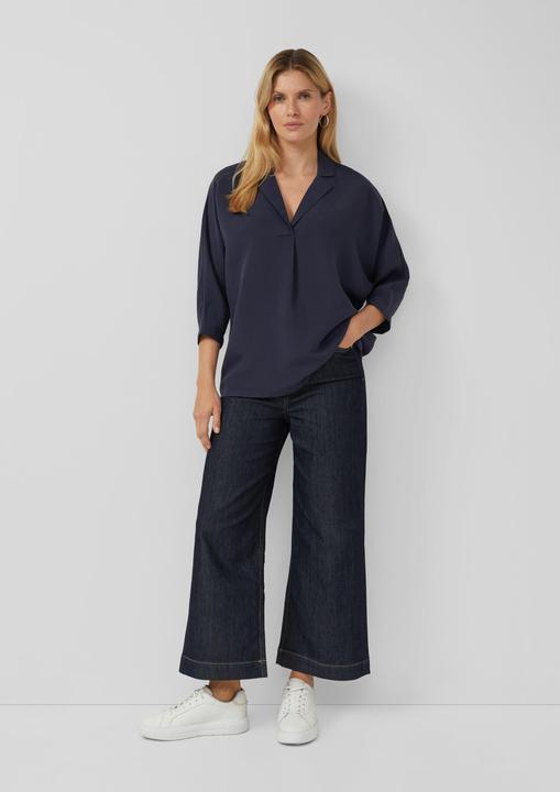Immagine prodotto s.Oliver Bluse Relaxed-Fit-Hemdbluse mit Fledermausärmeln (46)