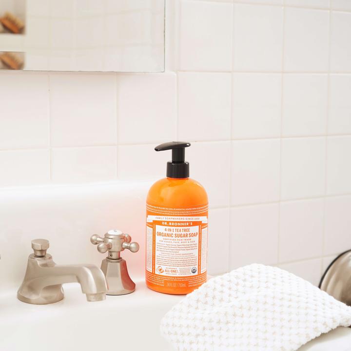 Produktbild Dr. Bronner's Organic Sugar Soap Tea Tree 710 ml (710 ml)
