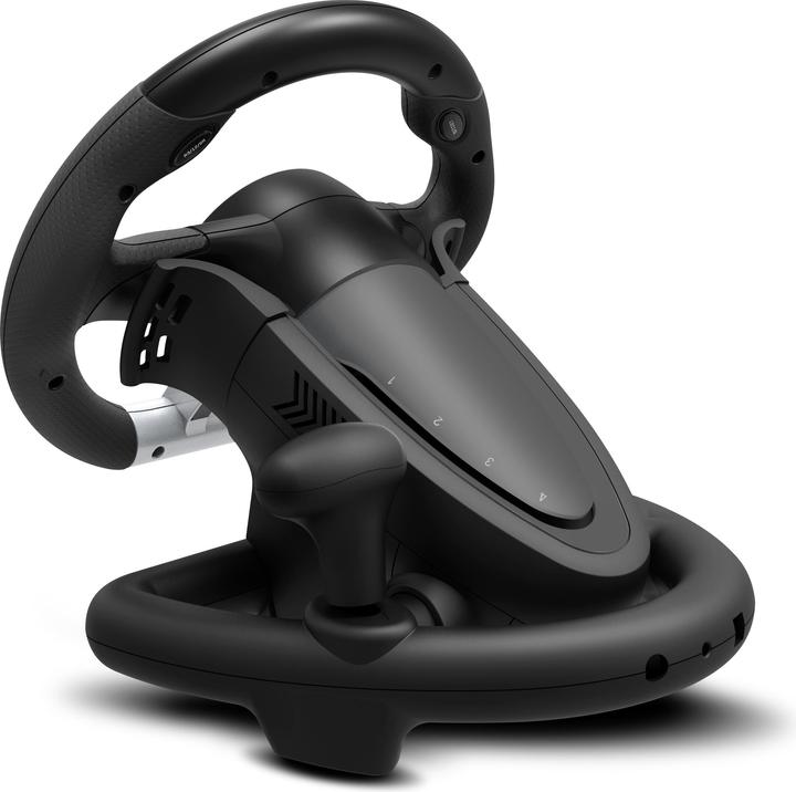 Produktbild Krom K-Wheel Schwarz USB Lenkrad + Pedale Analog / Digital PlayStation 4 (PS4, Playstation Classic, PS3, Xbox One S)
