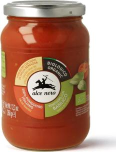 Actual product image Alce Nero Tomato sauce with basil (350 g)