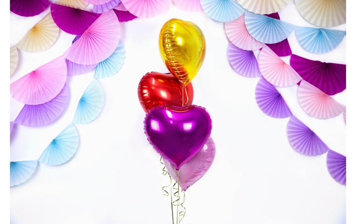 Produktbild Partydeco Rotes Herz Ballon 45cm (1 x)