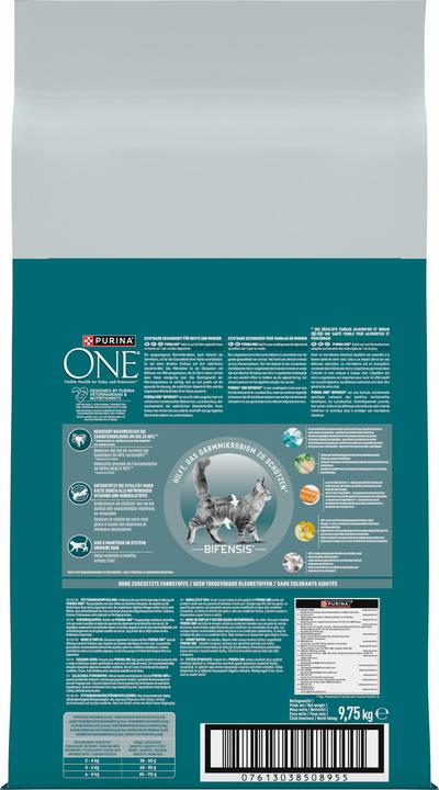 Actual product image Purina ONE Adult salmon & wholemeal (Adult, 1 pcs., 9750 g)