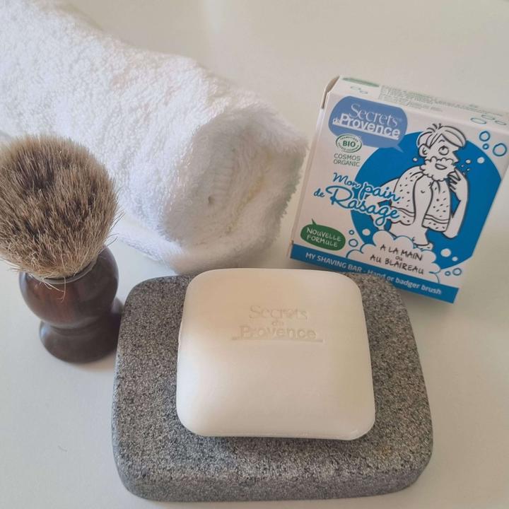 Actual product image Secrets de Provence Organic Shaving Bar MAN (Shaving soap)