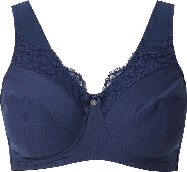Produktbild Ulla Popken Entlastungs-BH, ohne Bügel, Spitze, Cup C - G (120 G)