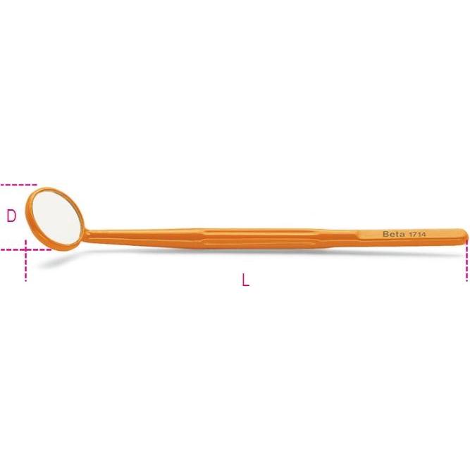 BETA, Utensili autofficina, LUSTERKO INSPEKCYJNE 155 mm 1714