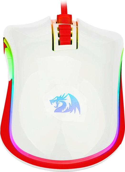 Actual product image Redragon M711C Cobra White/Red (Cable)