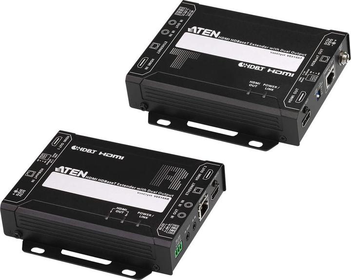 Aten VE814A HDMI Extender, Dual Display, 4k bei 100m (Extender)