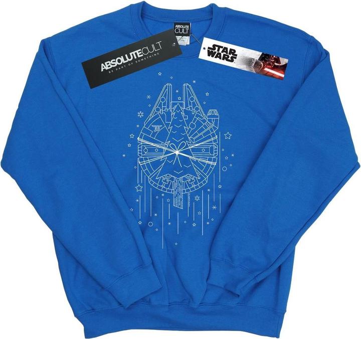 Produktbild Star Wars Millennium Falcon Christmas Tree Delivery Sweatshirt (L)