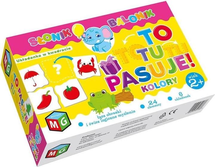 Produktbild Multigra Hier passen die Farben – Elefantenballon (4 Teile)