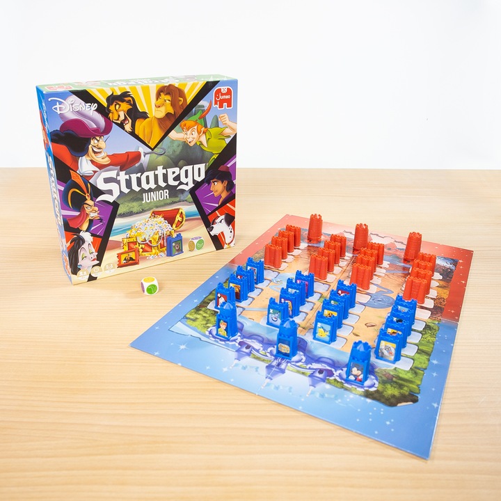 Productafbeelding Jumbo Stratego Junior Disney (Duits, Frans, Italiaans)