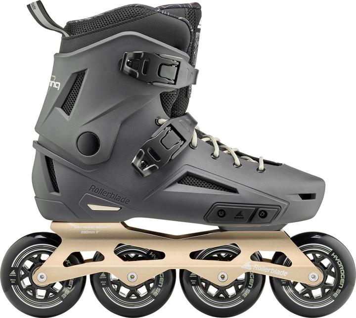 Produktbild Rollerblade Inline Skate Lightning 90mm - Black / Red Colors: Anthracite/Taupe-45 (45.5, 46)