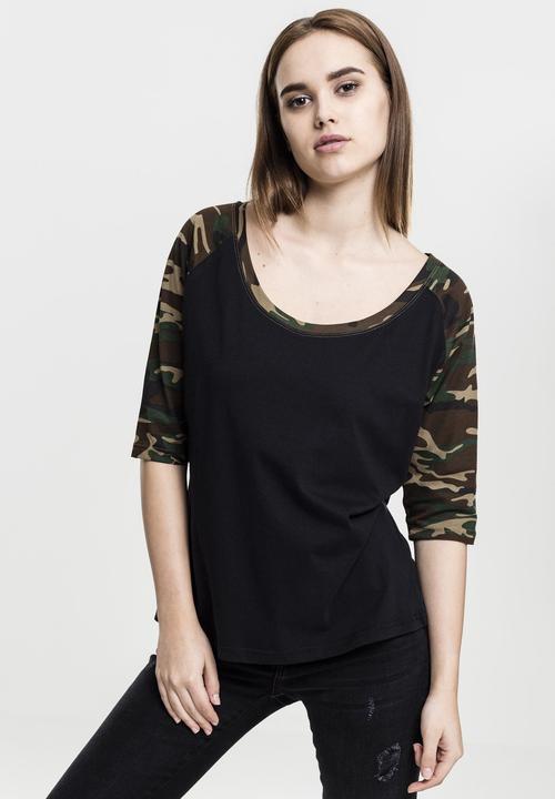 Actual product image Urban Classics Ladies 3/4 Contrast Raglan Tee (XS)