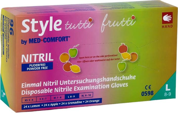 Style Tuttifrutti Nitrilhandschuhe Farbmix Small