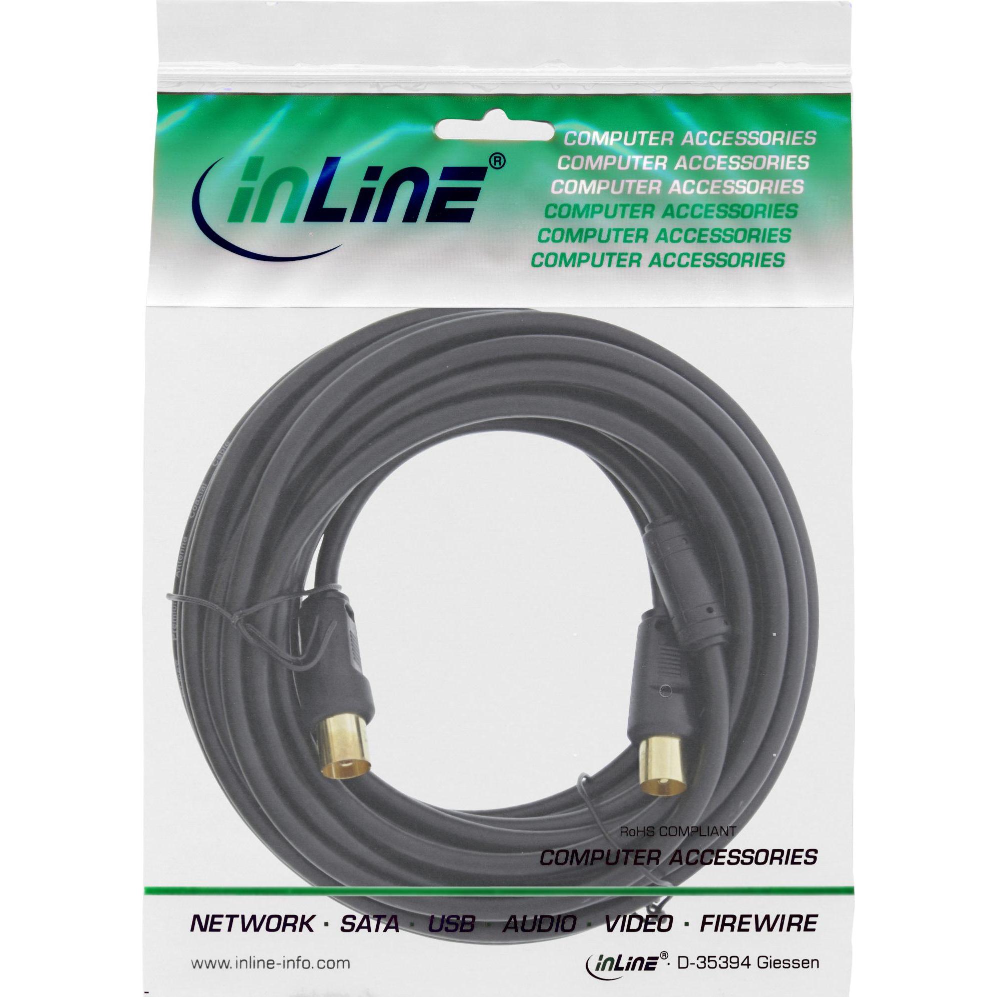 Thumbnail - InLine Antennenkabel Premium (85 dB, Antennenkabel), Antennenkabel