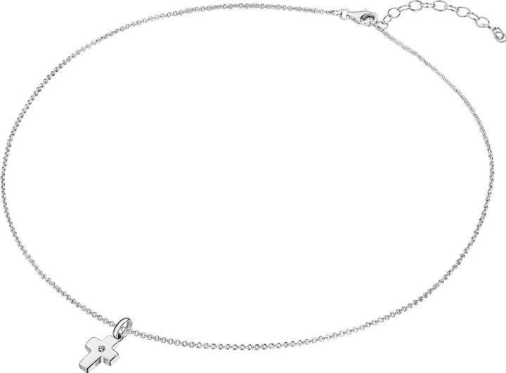 Image du produit Lulu & Jane Croix en argent sterling diamant argent - 33466 (Argent Sterling)