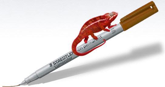 Actual product image Staedtler Lumocolor non-permanent (Brown, 0.40 mm, 1 x)