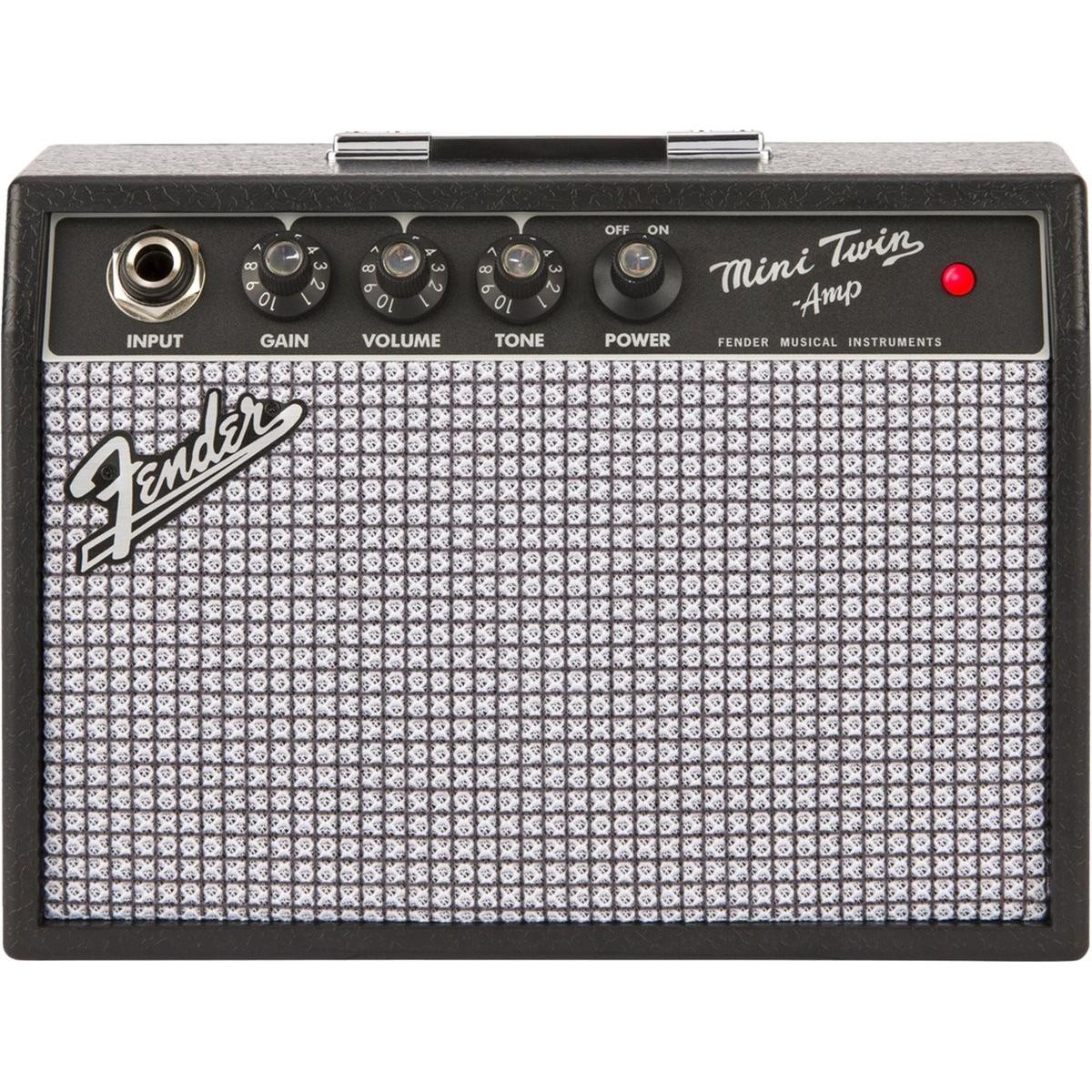 Fender Mini '65 Twin Amp, nero (Chitarra, 1 W), Amplificatore, Nero
